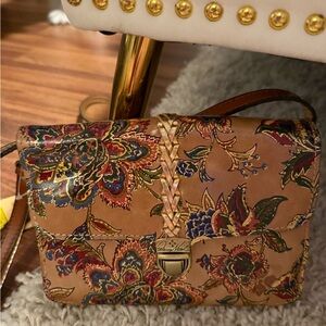 Patricia Nash Multicolor Floral Crossbody Bag